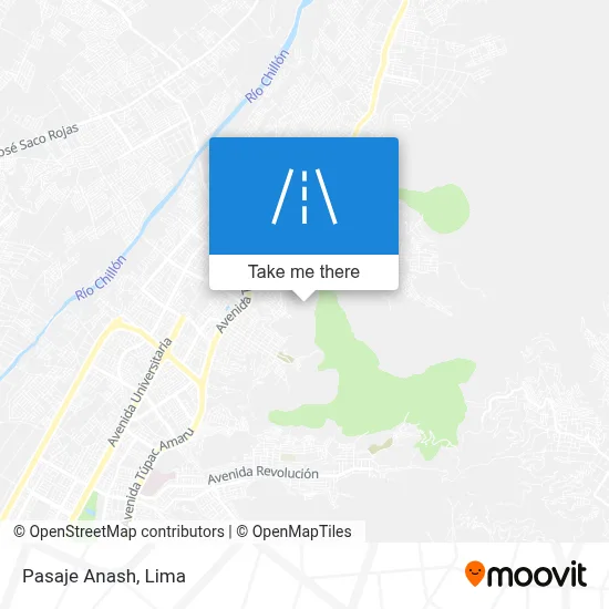 Pasaje Anash map