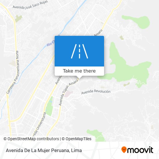 Mapa de Avenida De La Mujer Peruana