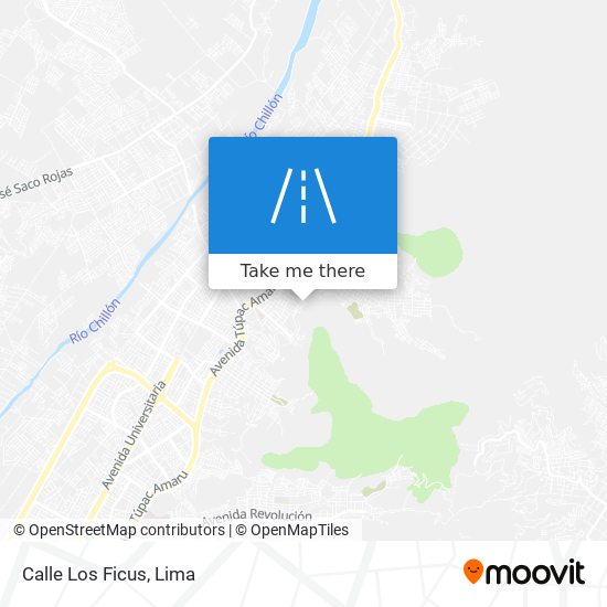 Calle Los Ficus map