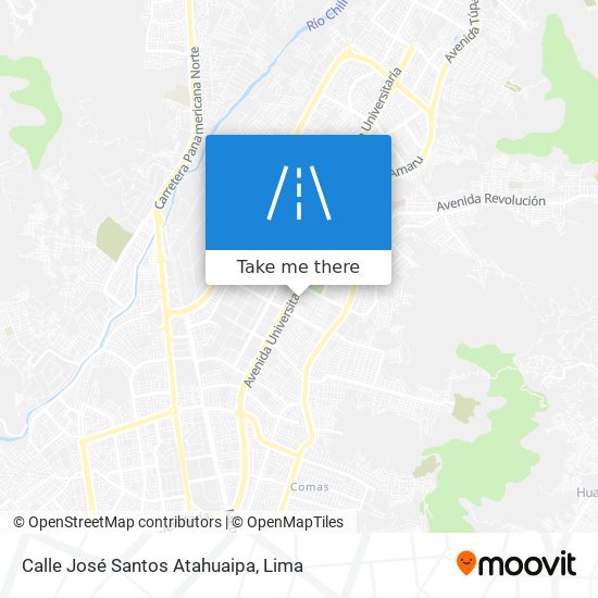 Mapa de Calle José Santos Atahuaipa