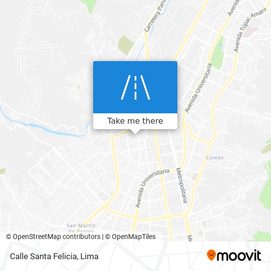 Mapa de Calle Santa Felicia