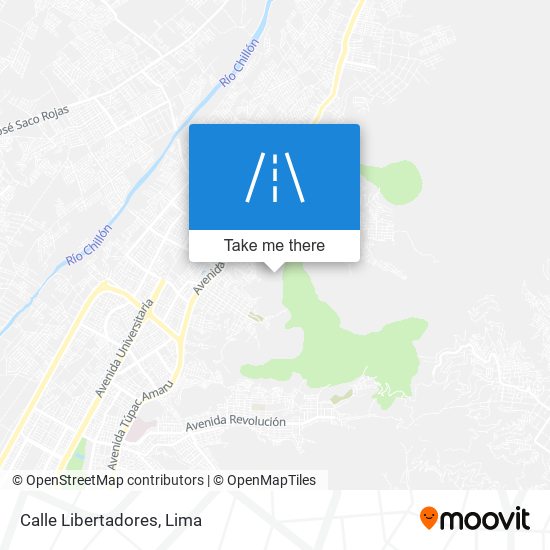 Calle Libertadores map