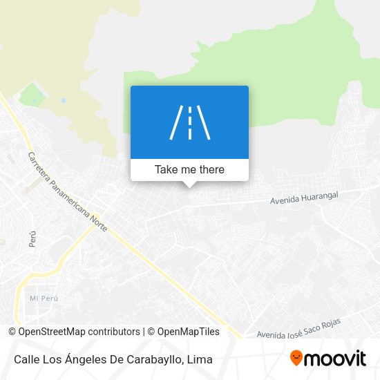 Mapa de Calle Los Ángeles De Carabayllo