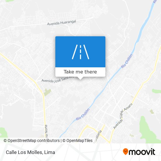 Mapa de Calle Los Molles