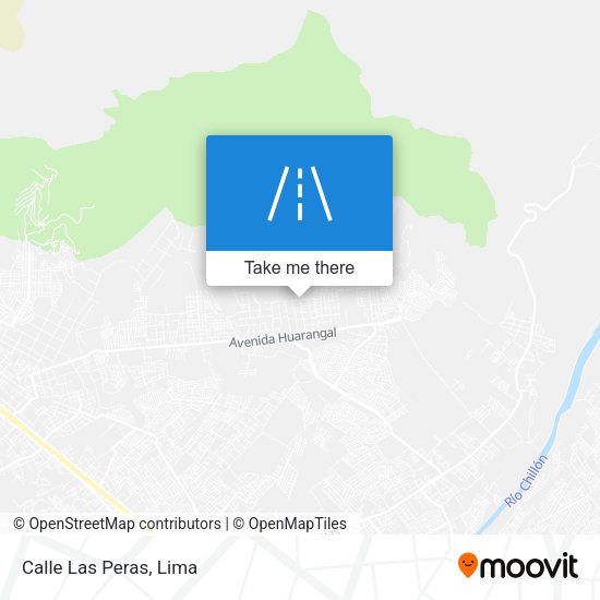 Calle Las Peras map