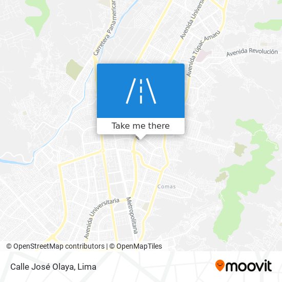 Mapa de Calle José Olaya