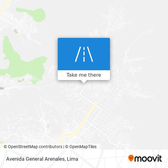Avenida General Arenales map