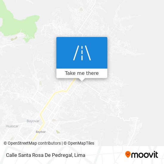 Calle Santa Rosa De Pedregal map