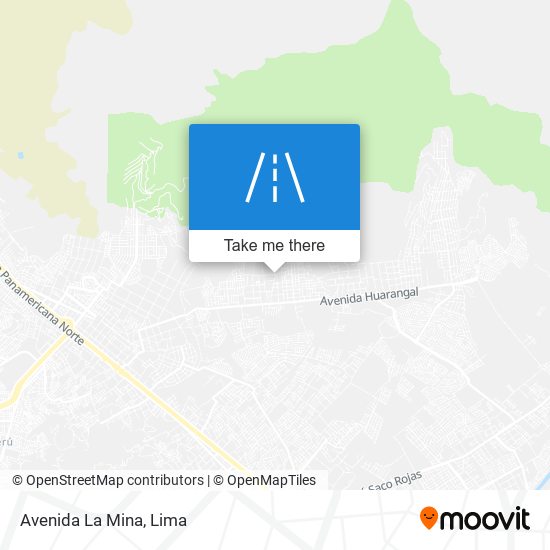 Avenida La Mina map