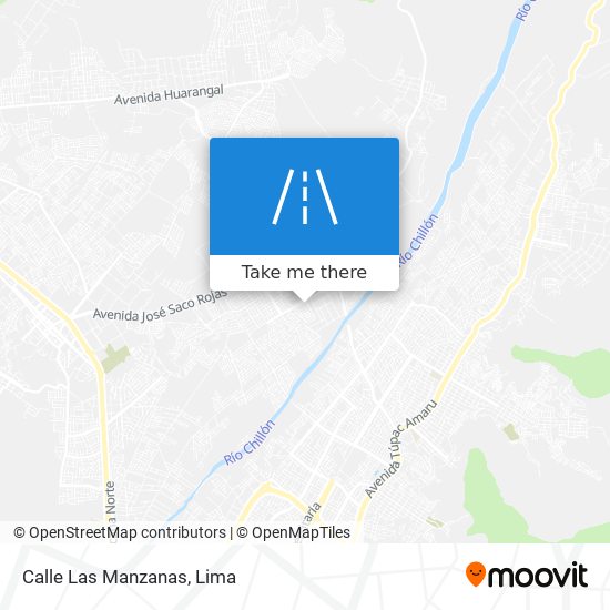 Calle Las Manzanas map