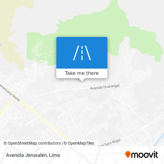 Avenida Jerusalén map