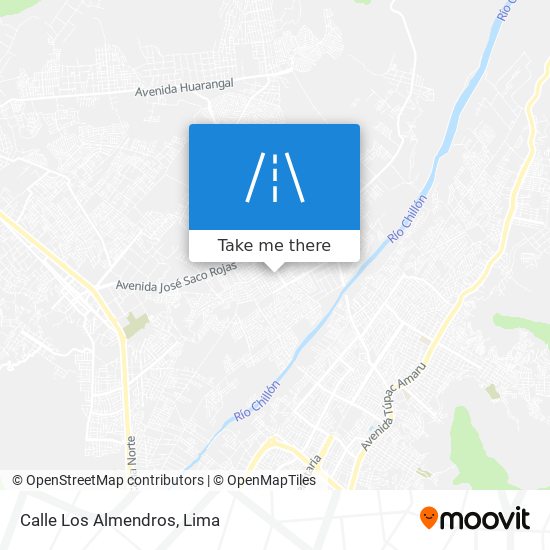 Calle Los Almendros map