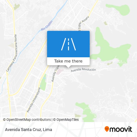 Avenida Santa Cruz map