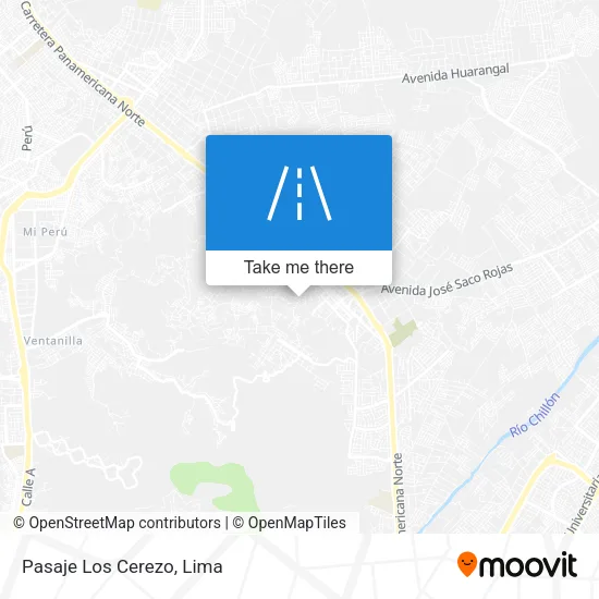 Pasaje Los Cerezo map