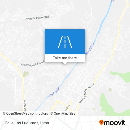 Mapa de Calle Las Lucumas