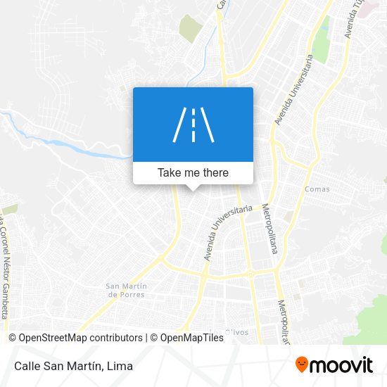 Calle San Martín map