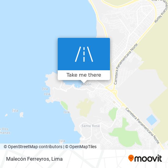 Malecón Ferreyros map