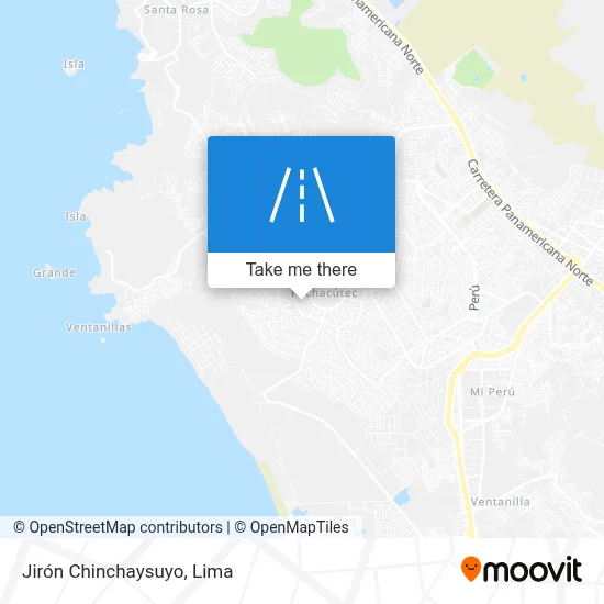 Jirón Chinchaysuyo map