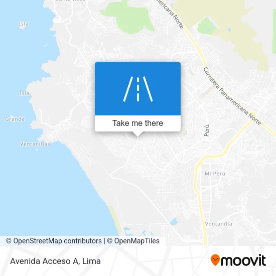 Avenida Acceso A map
