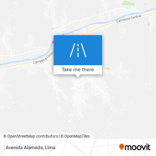 Mapa de Avenida Alameda