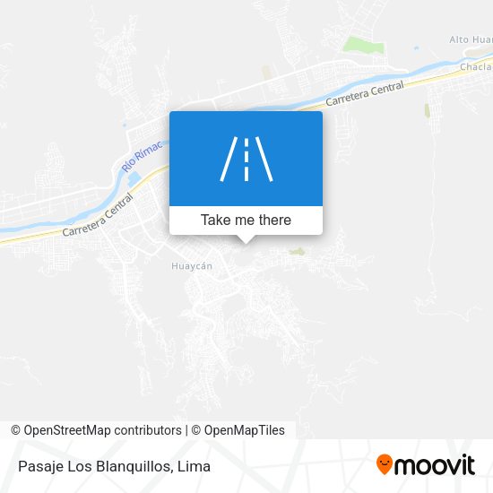 Mapa de Pasaje Los Blanquillos