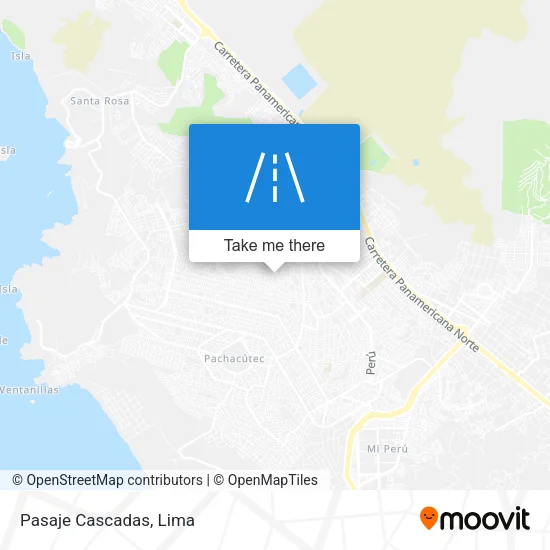 Pasaje Cascadas map