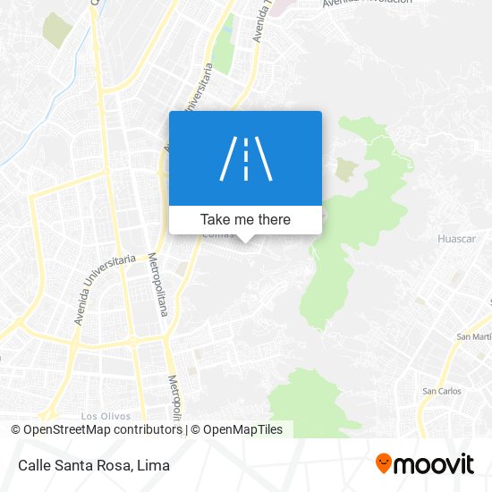 Calle Santa Rosa map