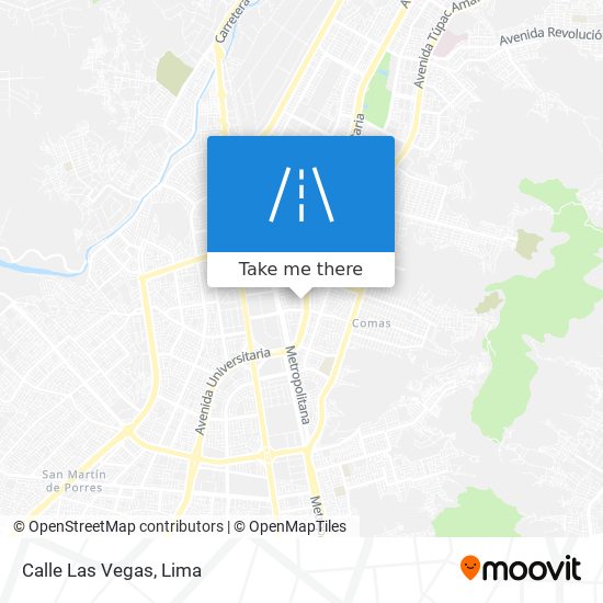 Calle Las Vegas map