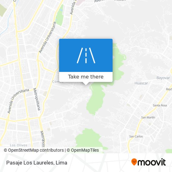 Pasaje Los Laureles map