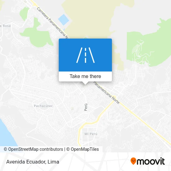 Avenida Ecuador map