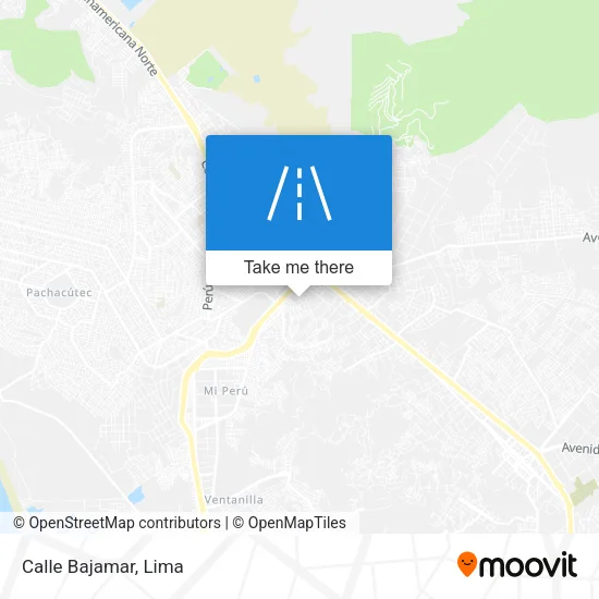 Calle Bajamar map