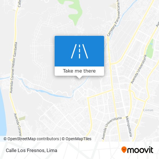 Calle Los Fresnos map