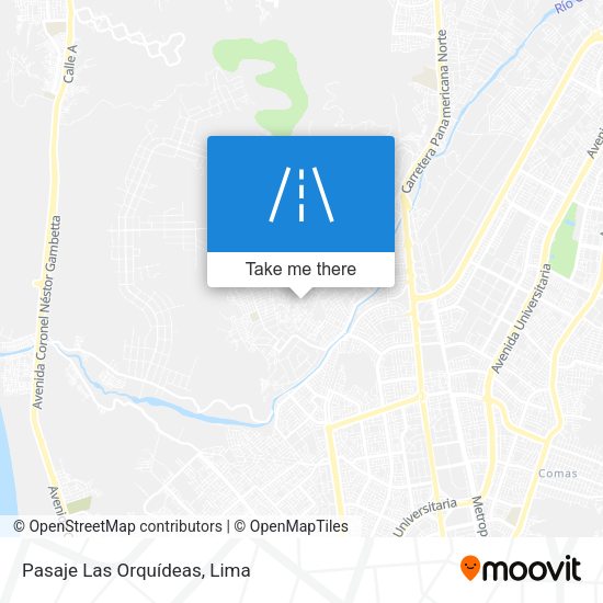 Mapa de Pasaje Las Orquídeas