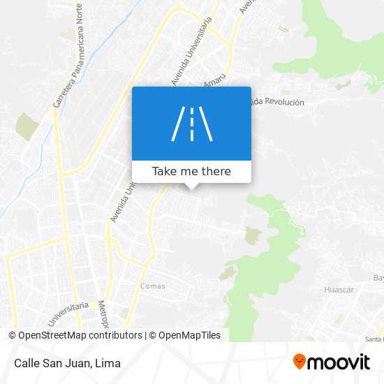 Calle San Juan map