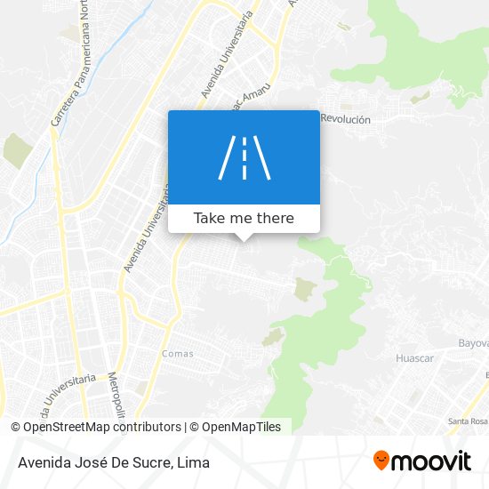 Mapa de Avenida José De Sucre