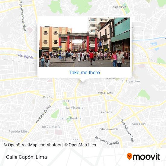 Mapa de Calle Capón