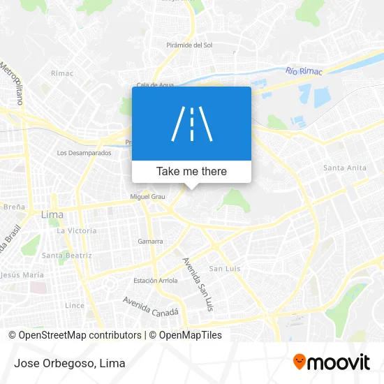 Jose Orbegoso map