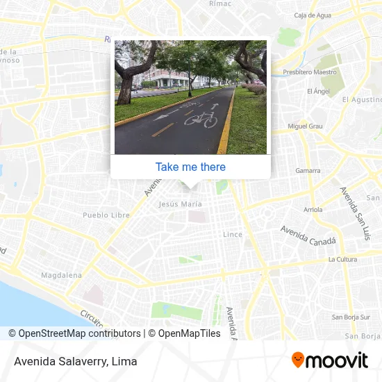 Avenida Salaverry map