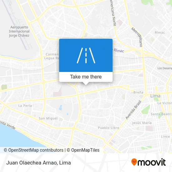Juan Olaechea Arnao map