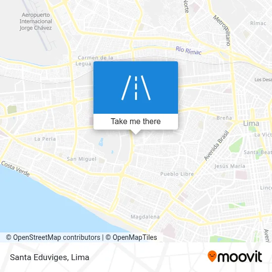 Santa Eduviges map