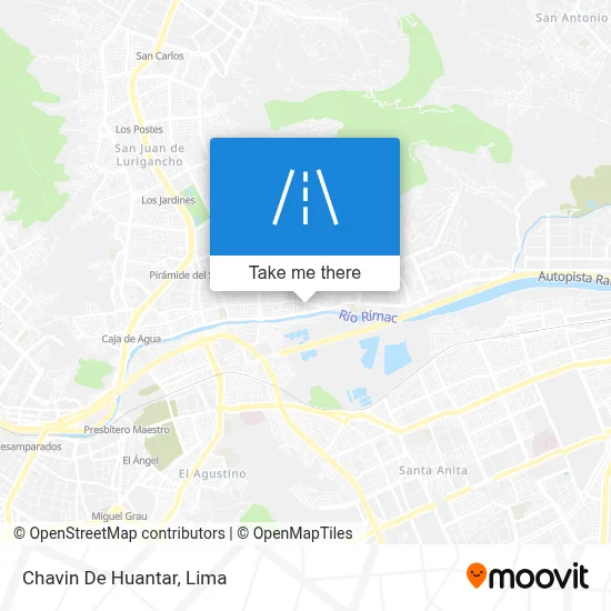 Chavin De Huantar map