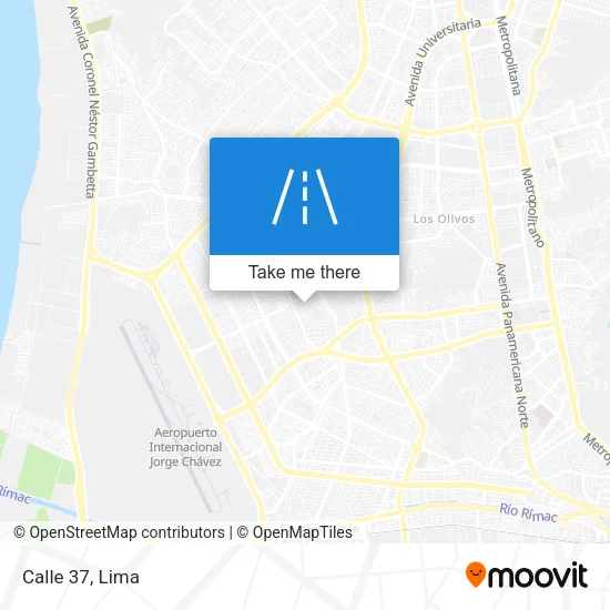 Calle 37 map