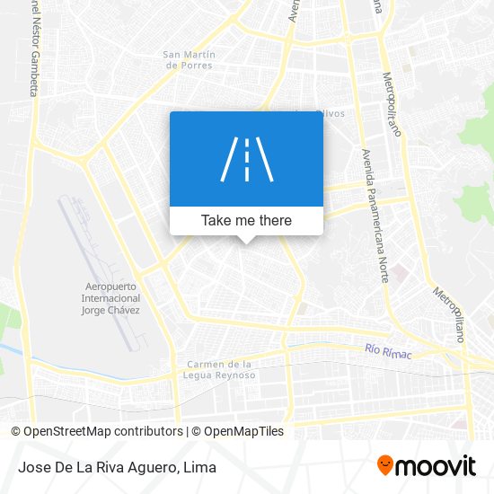 Jose De La Riva Aguero map