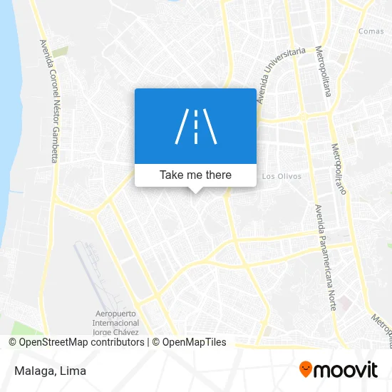 Malaga map