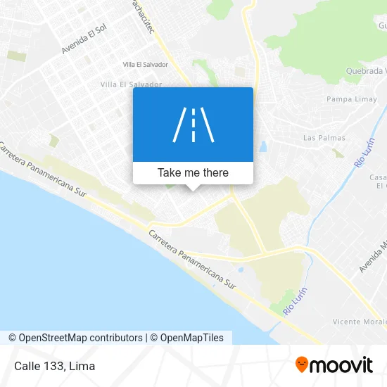 Calle 133 map