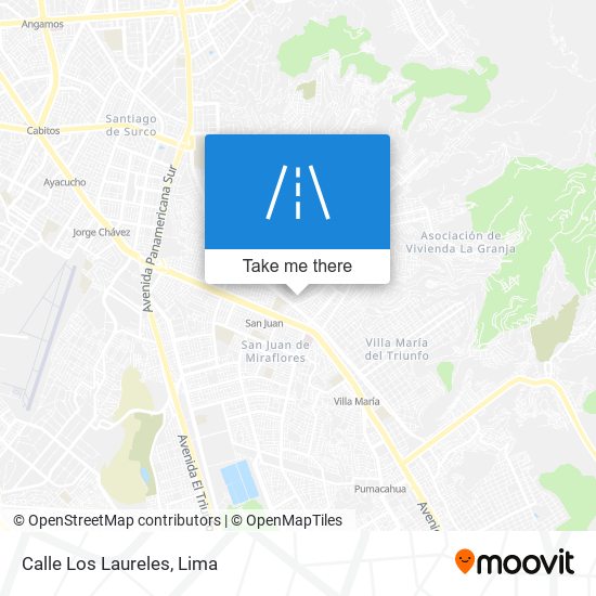 Calle Los Laureles map