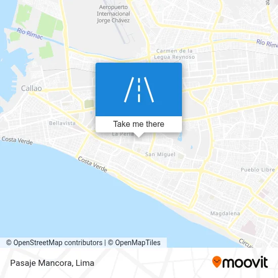 Pasaje Mancora map