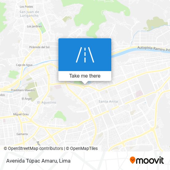 Avenida Túpac Amaru map