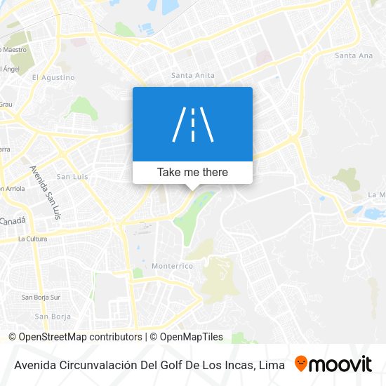 Avenida Circunvalación Del Golf De Los Incas map