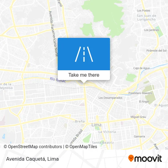 Avenida Caquetá map